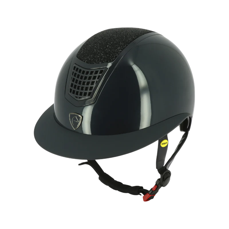 Equithème - Casque Airy LM bleu brillant