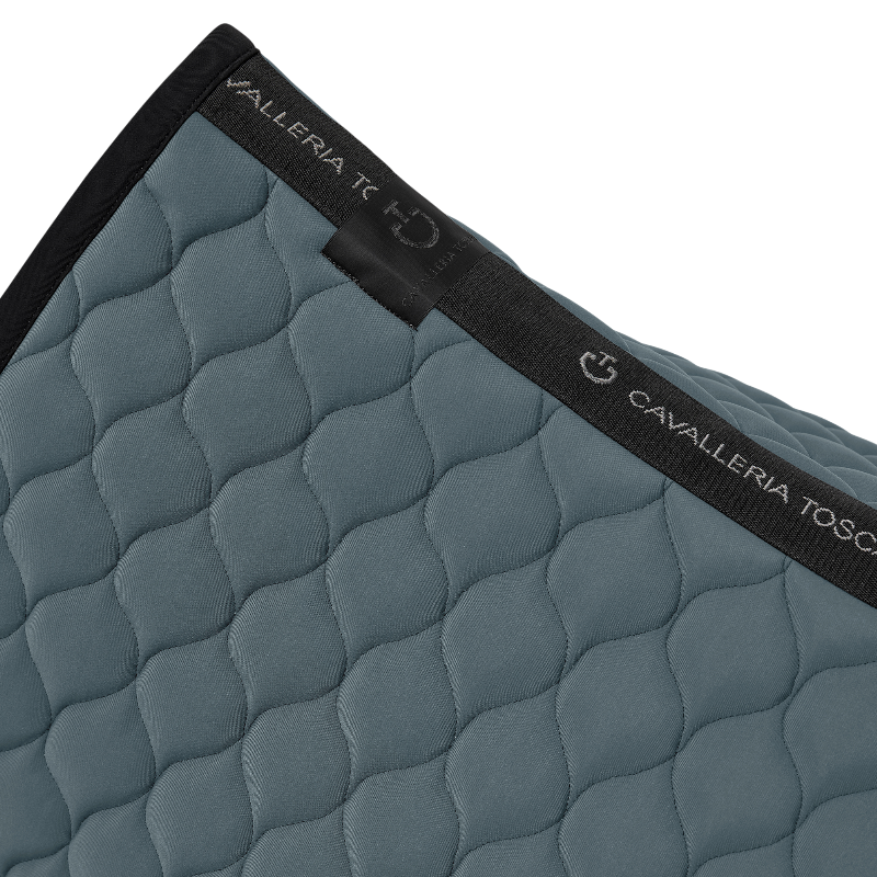 Cavalleria Toscana - Tapis de selle Circular Quilted Jersey gris anthracite