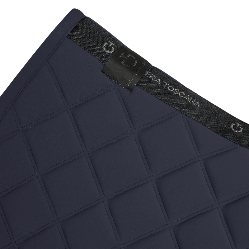 Cavalleria Toscana - Tapis de selle Diamonds and Lines marine