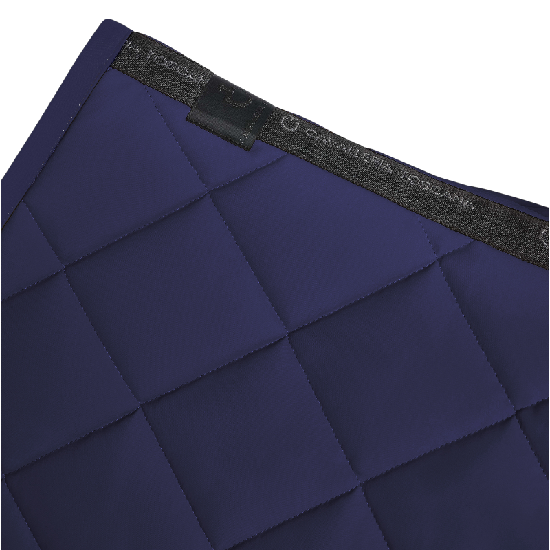 Cavalleria Toscana - Tapis de selle Diamond Quilted Jersey midnight blue
