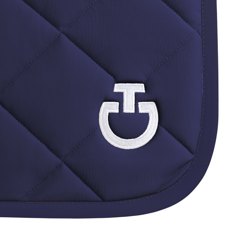 Cavalleria Toscana - Tapis de selle Diamond Quilted Jersey midnight blue