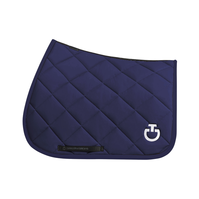 Cavalleria Toscana - Tapis de selle Diamond Quilted Jersey midnight blue