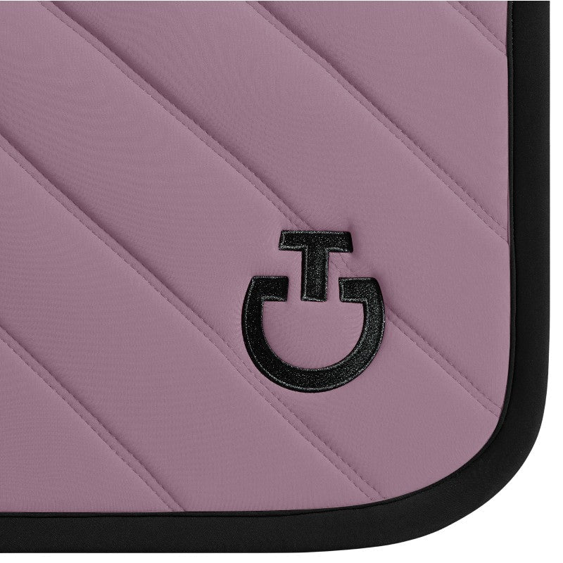 Cavalleria Toscana - Tapis de selle Diamonds and Lines lilas
