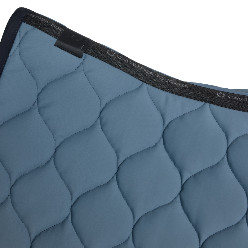 Cavalleria Toscana - Tapis de selle New Circular Quilted Jersey peacook green