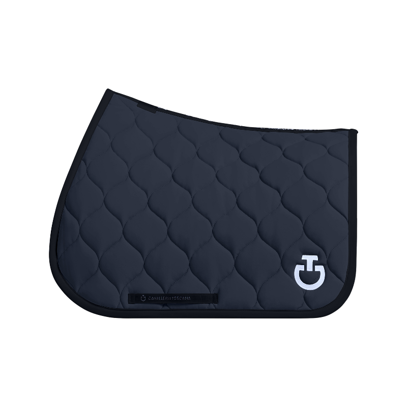 Cavalleria Toscana - Tapis de selle New Circular Quilted Jersey marine