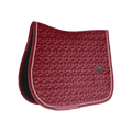 Kentucky Horsewear - Tapis de selle Velvet Jumping Bordeaux