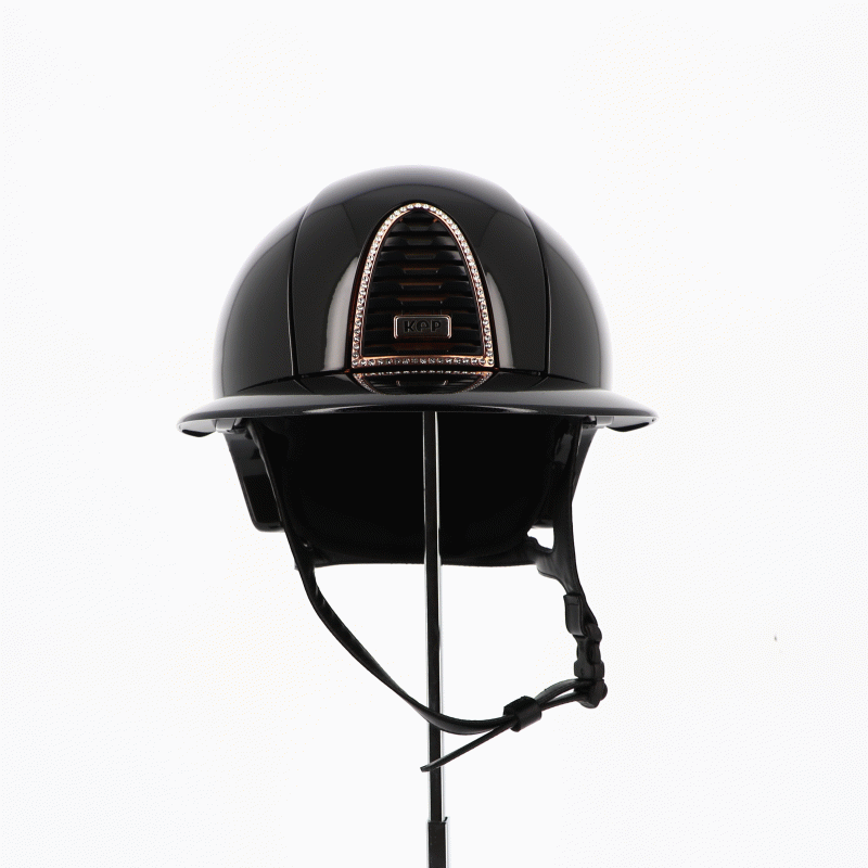 KEP - Casque Cromo 2.0 shine noir polo diamond crystal Swarovski