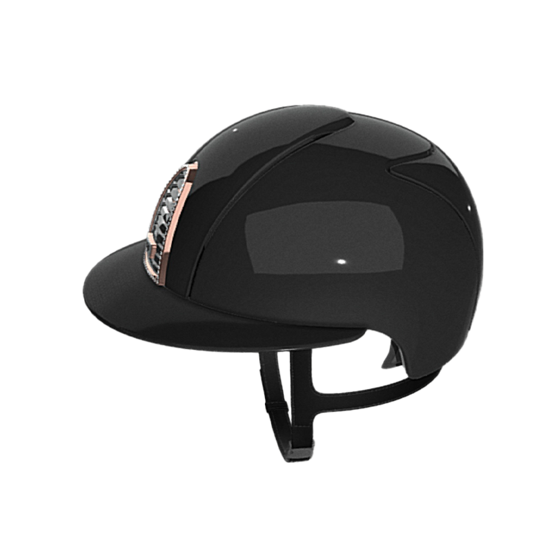 KEP - Casque Cromo 2.0 shine noir polo diamond crystal Swarovski