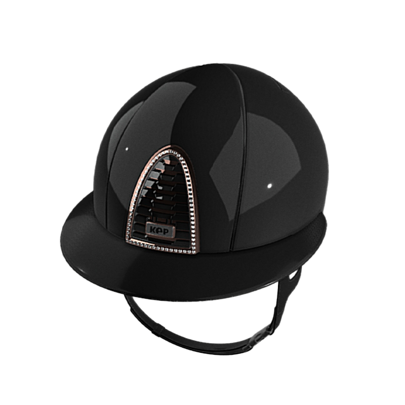 KEP - Casque Cromo 2.0 shine noir polo diamond crystal Swarovski