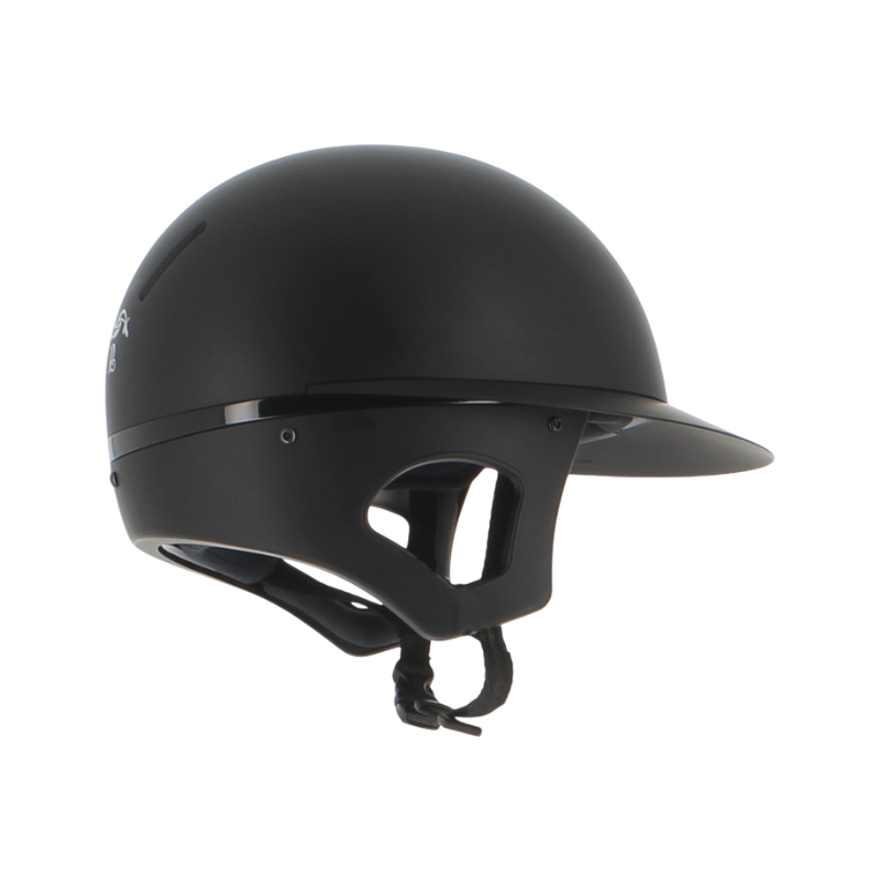 Pénélope - Casque d'équitation visière polo noir mat Pénélope X Freejump