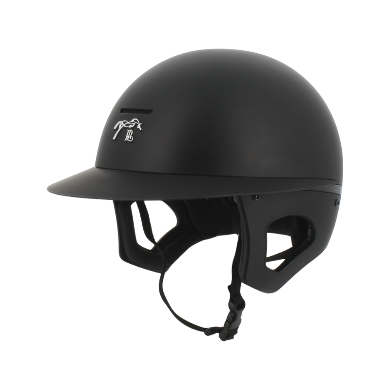Pénélope - Casque d'équitation visière polo noir mat Pénélope X Freejump