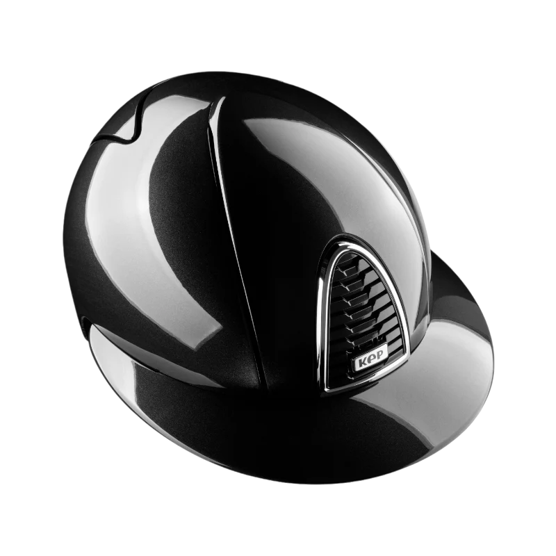 KEP - Casque d'équitation Cromo 2.0 New Shine black visière polo