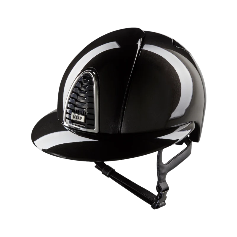 KEP - Casque d'équitation Cromo 2.0 New Shine black visière polo